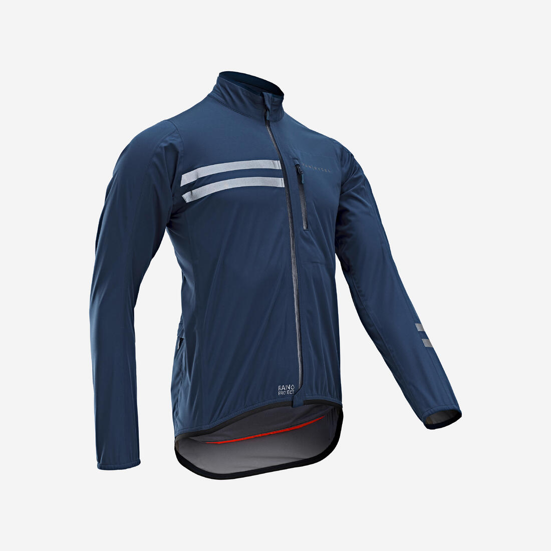 Veste vélo route manches longues coupe pluie homme - RC500 noire