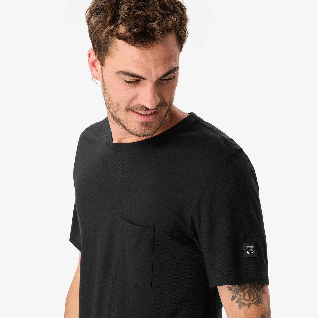 T-shirt manches courtes 100 % laine mérinos homme, Merino 100%