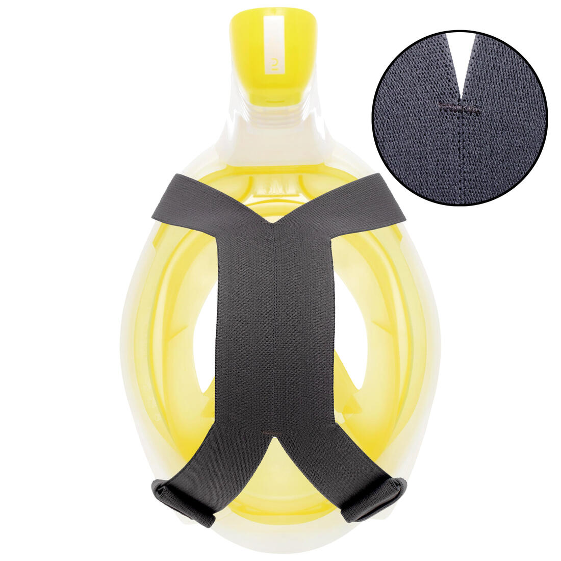 Masque snorkeling surface easybreath + avec valve acoustique > 10 ans - jungl