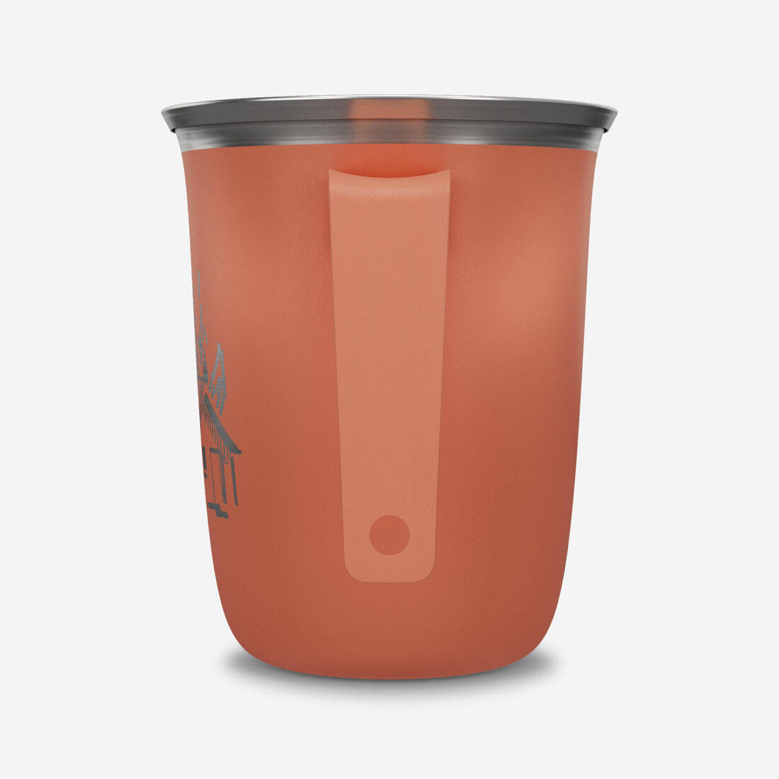 Tasse de camping 0,5L en acier inoxydable