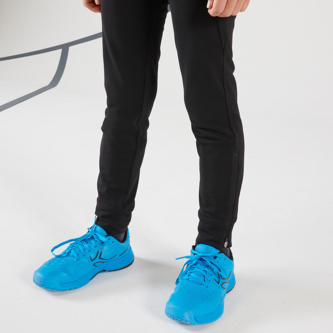 Pantalon de tennis garcon - TPA 500 noir