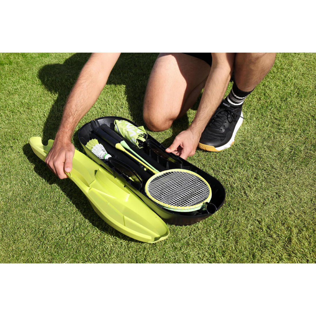 Kit Filet de Badminton Fun 3 Mètres - Bleu Roi