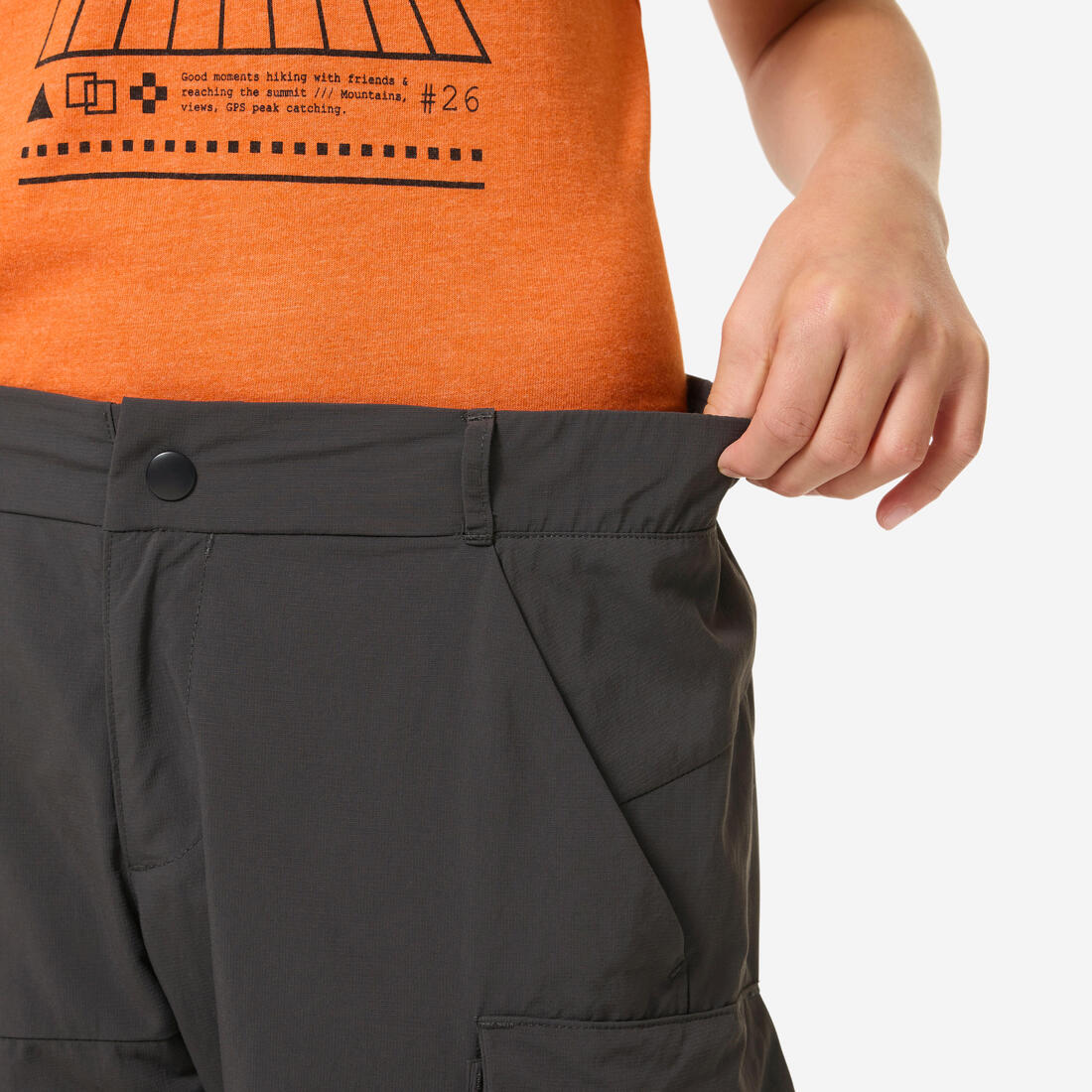 Pantalon de randonnée convertible enfant 7-15 ans, MH500