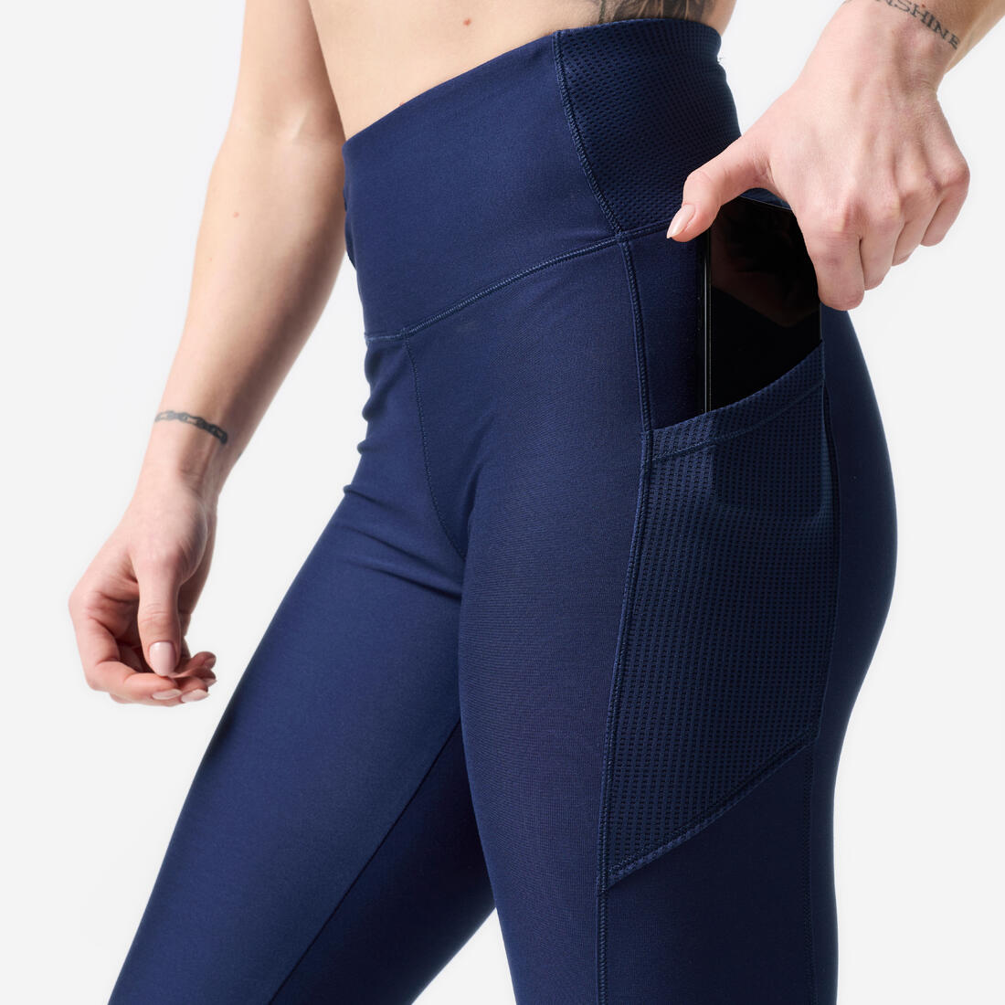 Legging de sport respirant avec poche de téléphone femme