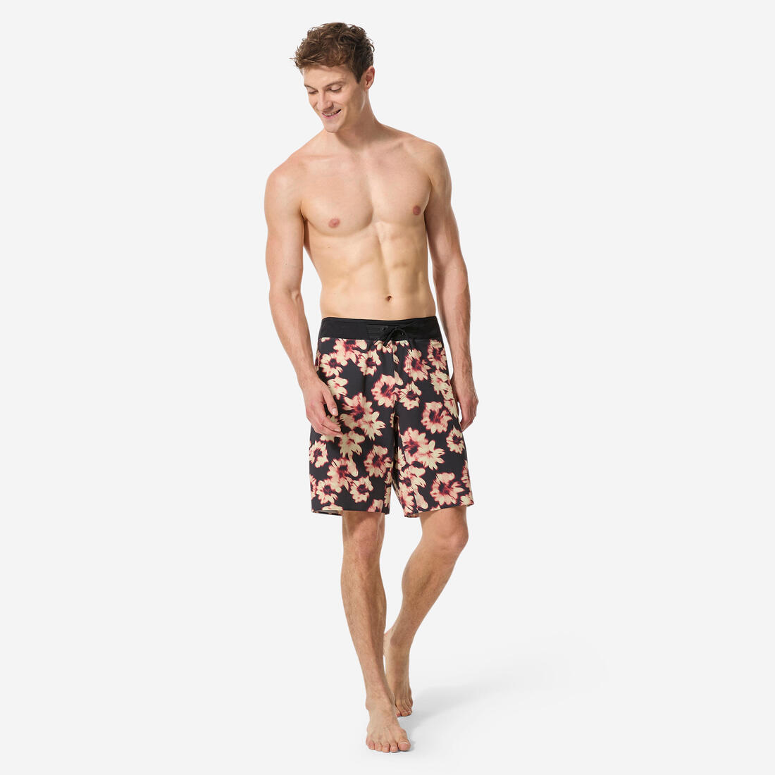 Boardshort surf short de bain long 20" homme, 900 Super dude bi-color