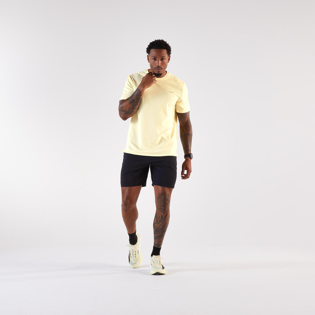 T-shirt de running respirant homme - kiprun run 500 dry