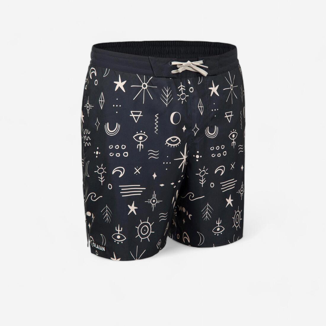 Boardshort surf 100 long surfergirl blue
