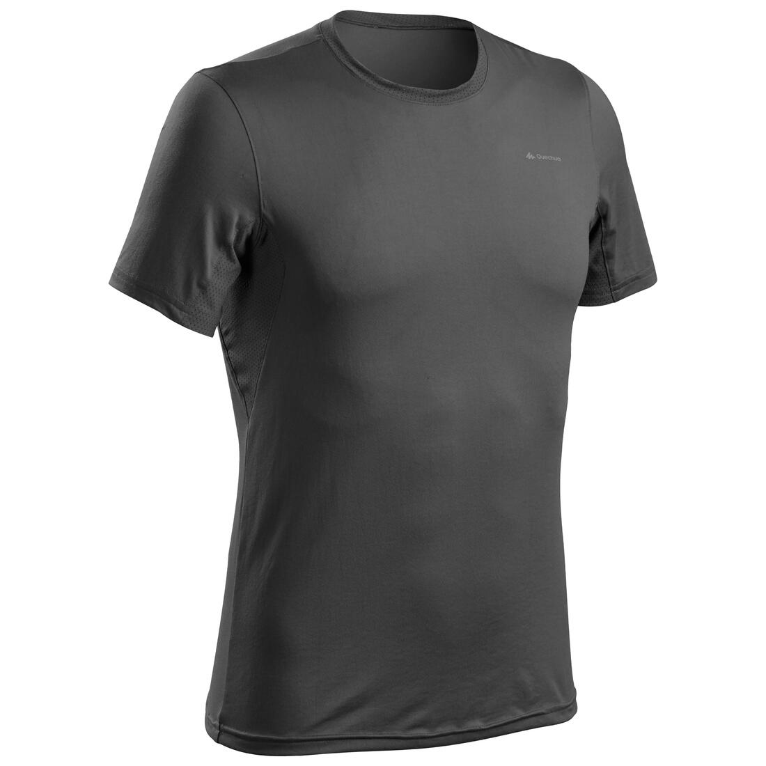 T-shirt de randonnée manches courtes en synthétiqueHomme- MH100