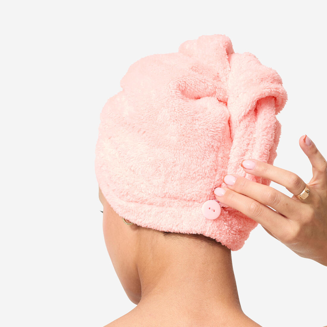 Serviette de bain microfibre douce pour cheveux