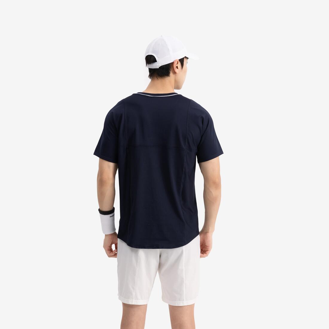 T-shirt tennis manches courtes homme - Artengo DRY Gaël Monfils