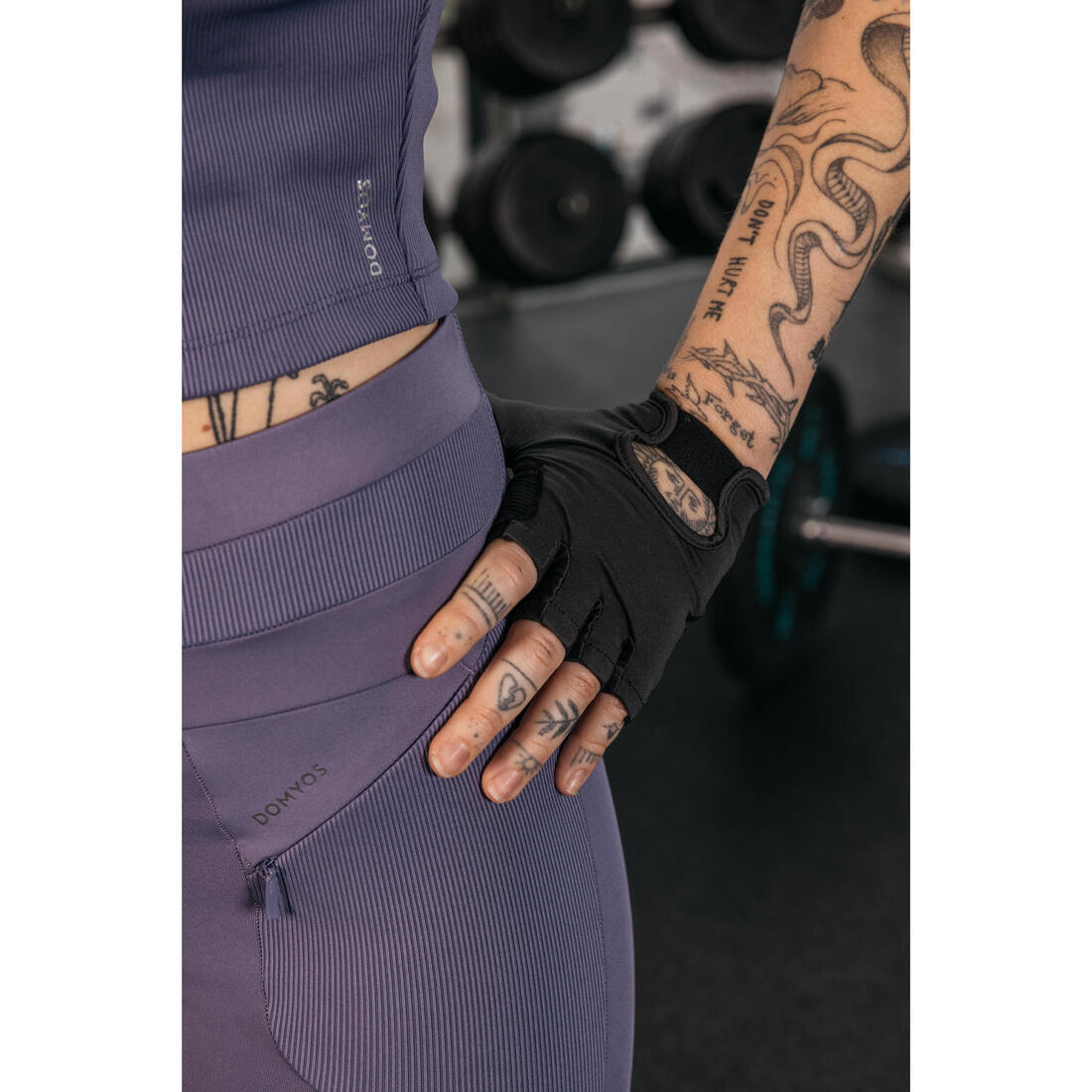 Gants de musculation respirant femme