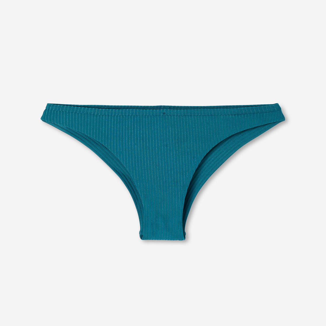 Culotte tanga lulu unie rose côtelé très échancrée