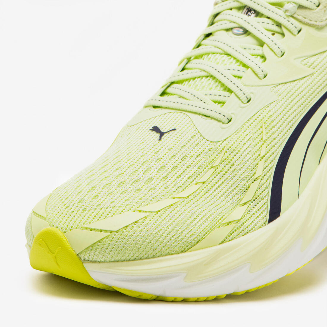 Chaussure de Running Homme, Puma Velocity Nitro 4 - Jaune/Blanc