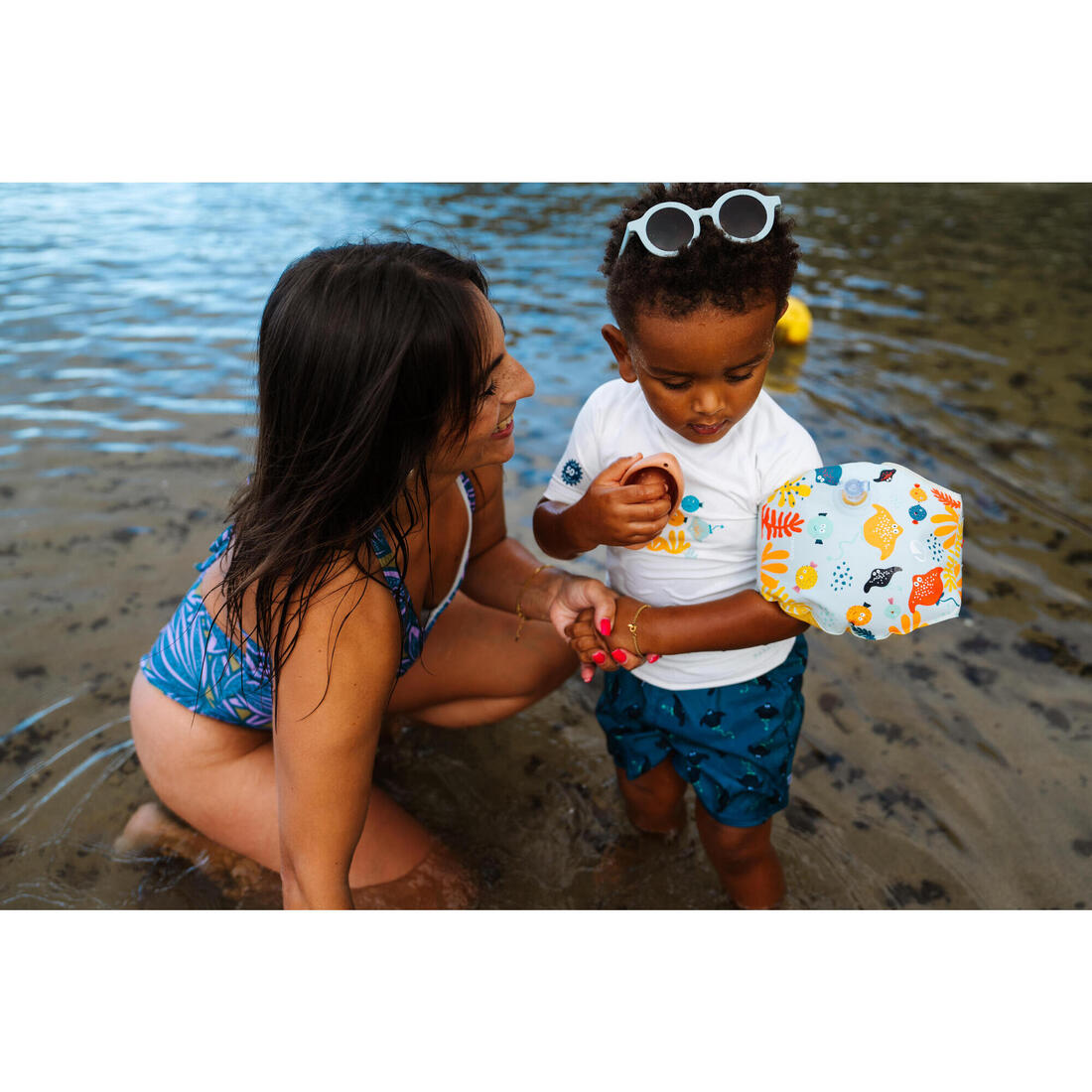 Brassards de piscine enfants 11-30 kg, Fleurs