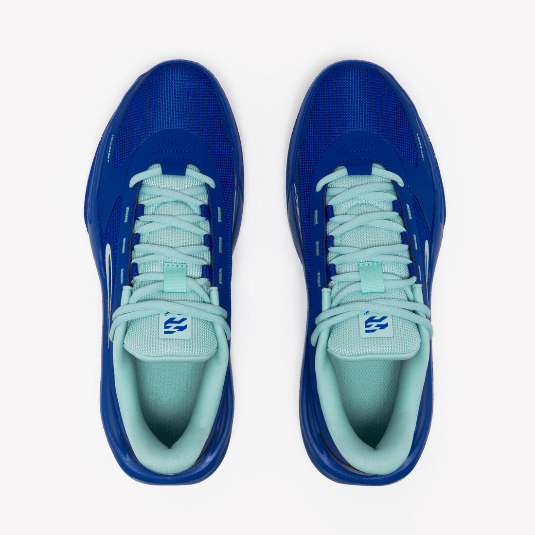 Chaussures de basket basses adhérentes homme femme, Fast 500