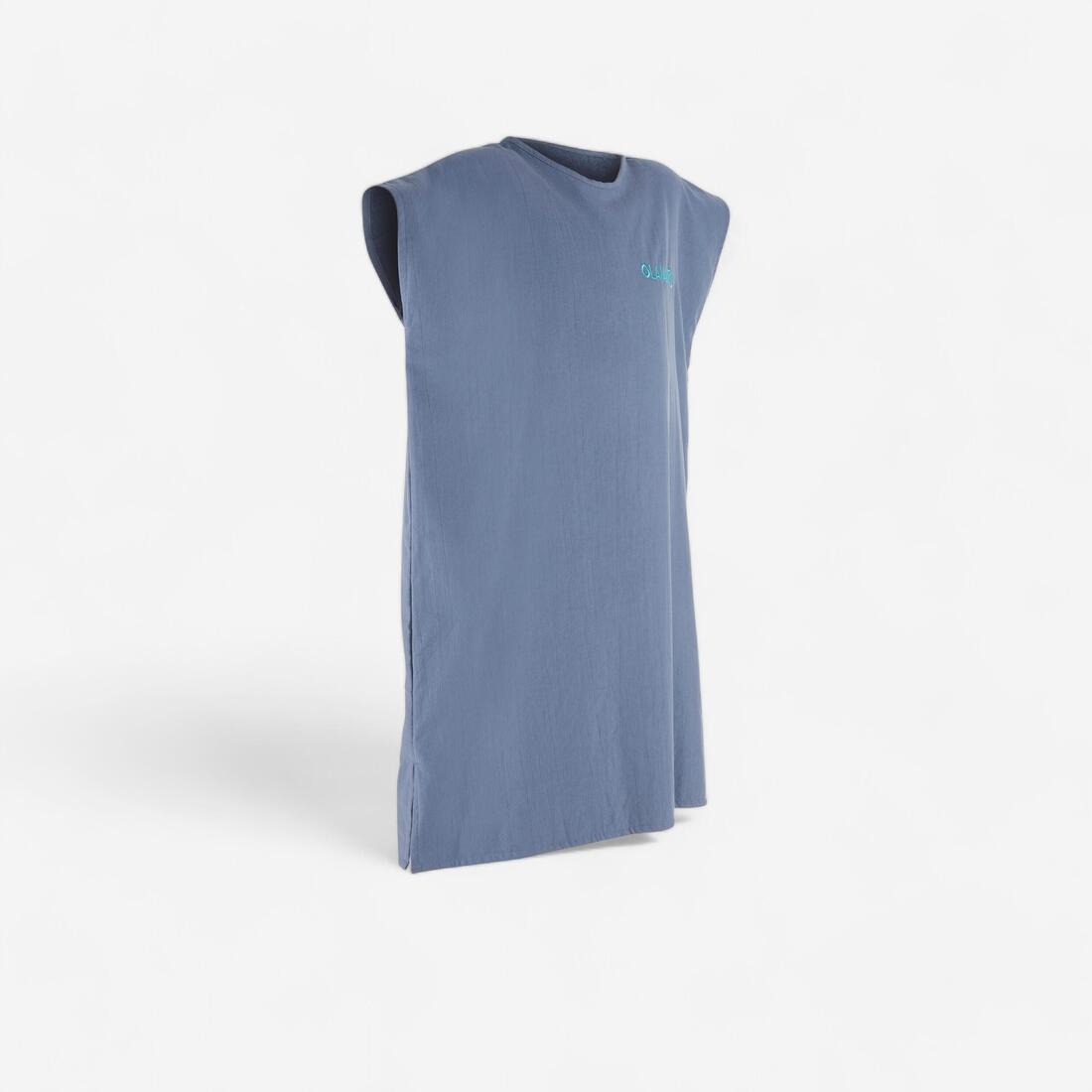 Poncho surf Adulte - 100 gris chiné