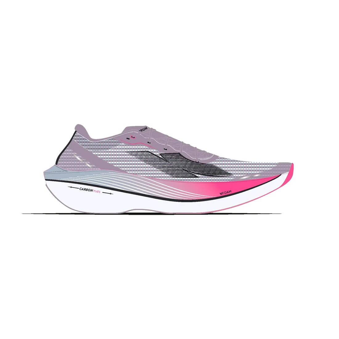 Chaussures de running carbone homme, Kiprun Kipstorm Challenger