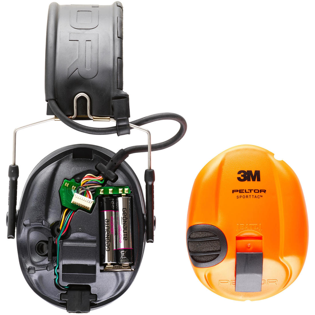 Casque anti-bruit SportTac Active - Orange/Vert