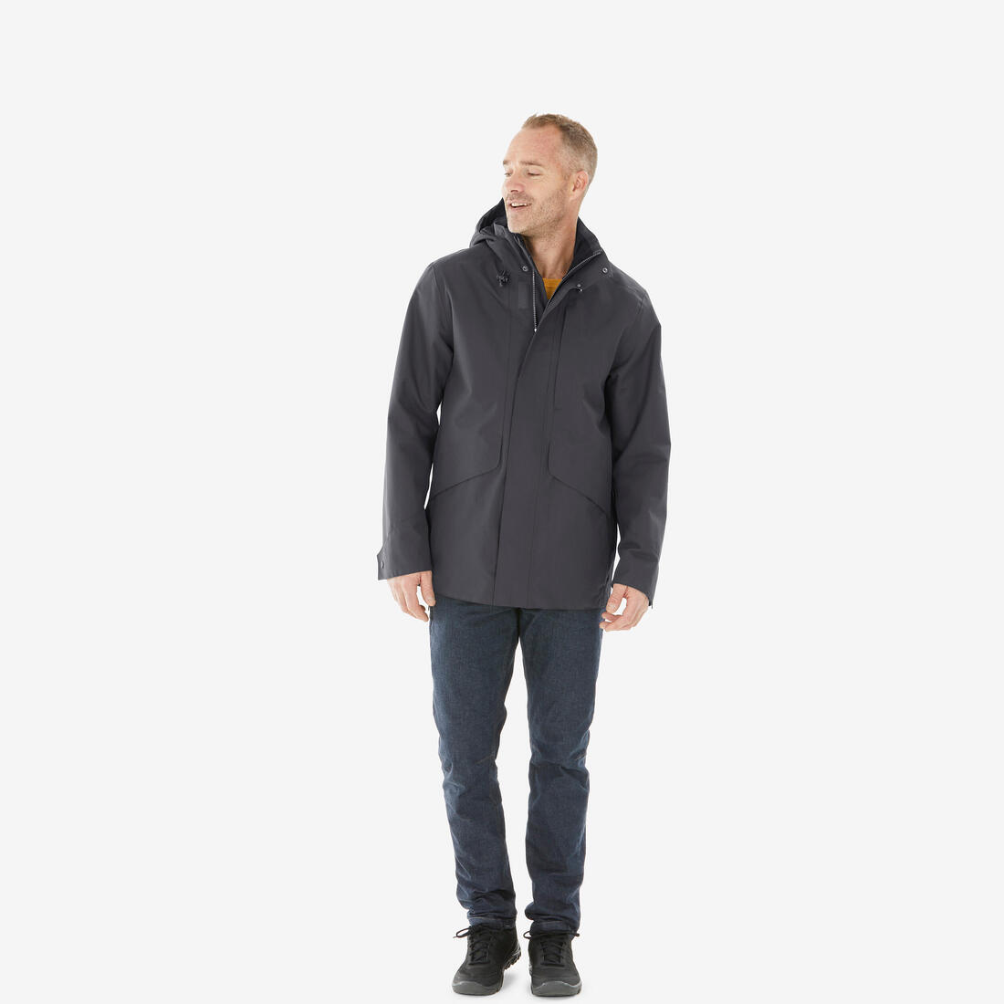Veste imperméable de randonnée - nh550 imper - homme
