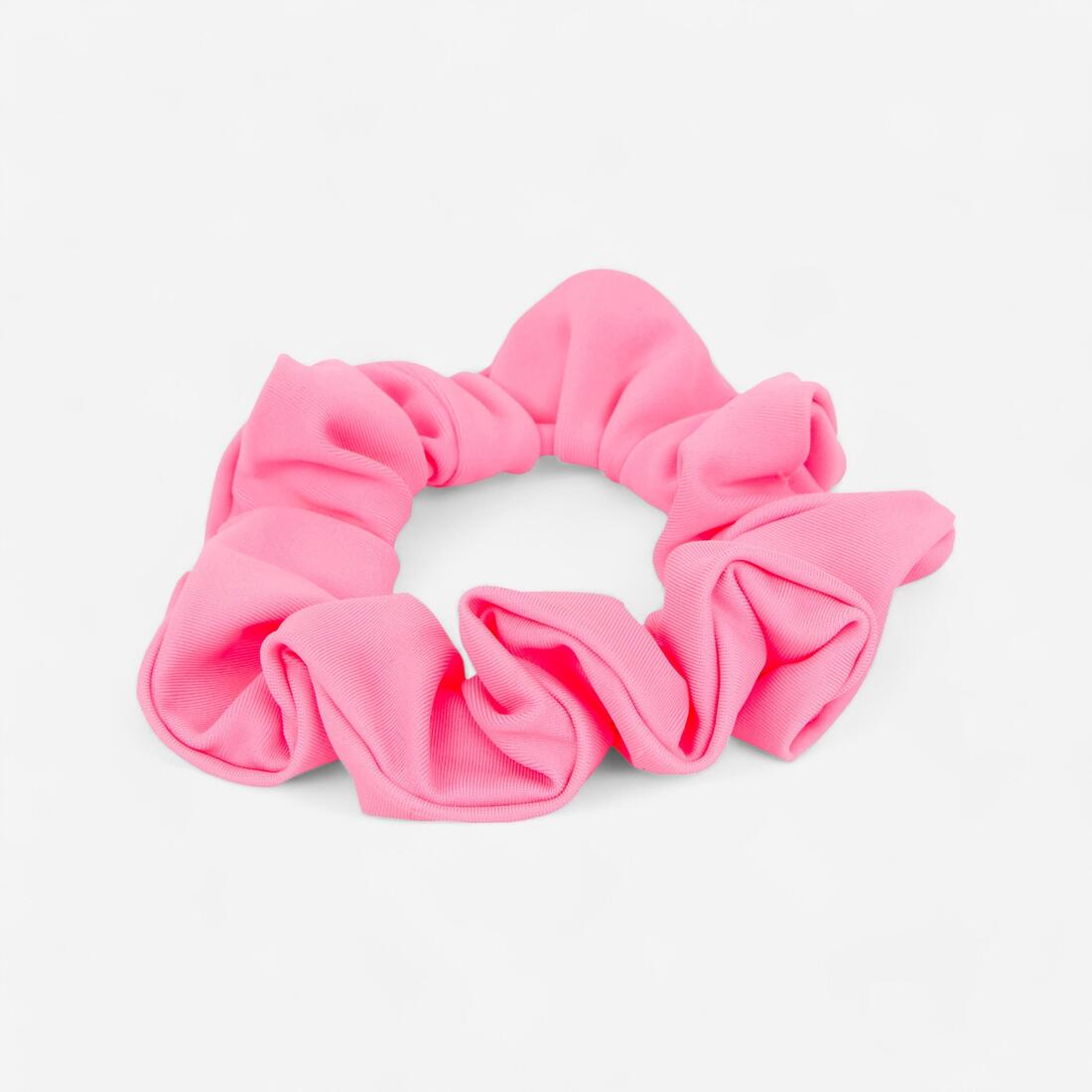 Chouchou de natation cheveux fille corail