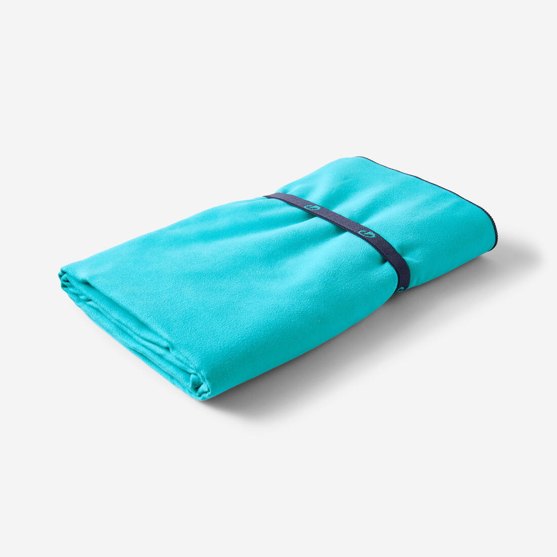 Serviette de bain microfibre double face taille XL 110 x 175 cm, bleu/vert