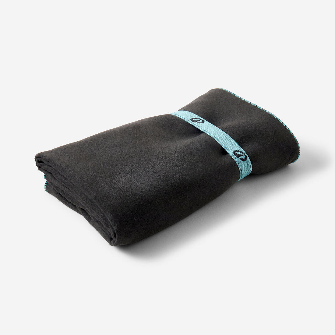 Serviette de bain microfibre gris foncé taille l 80 x 130 cm