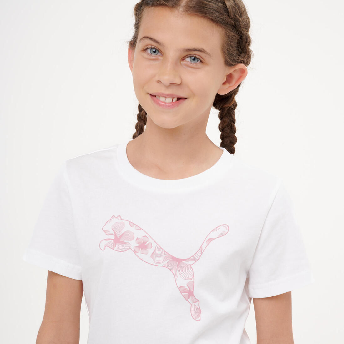 T-shirt fille en coton