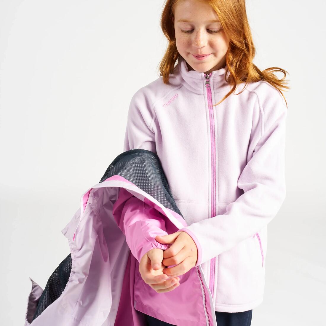 Veste imperméable et coupe vent de voile enfant, 100 navy