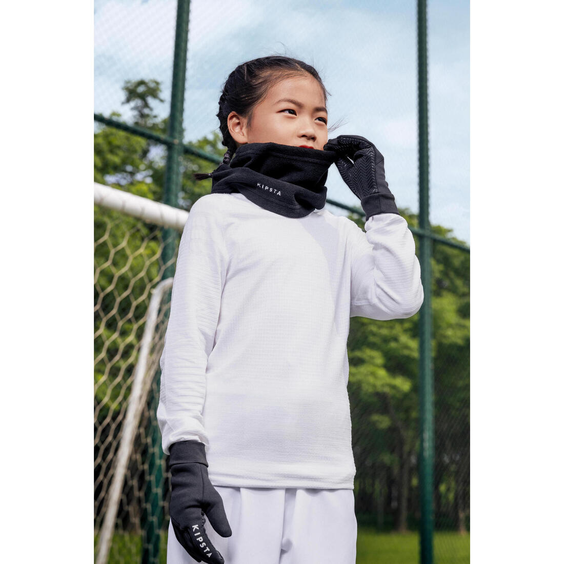 Gants Keepdry 500 enfant football noir