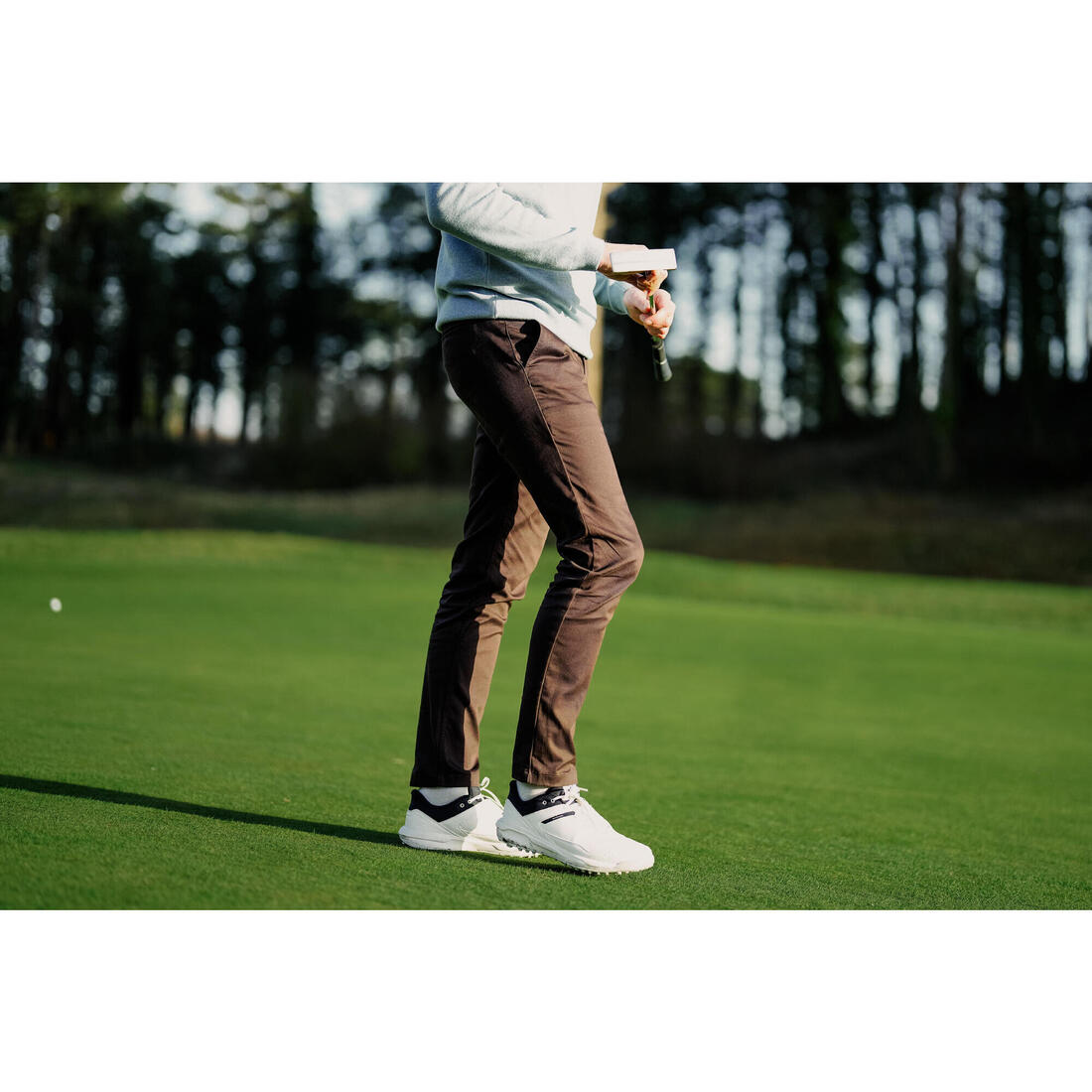 Pantalon de golf chino coton homme, MW500