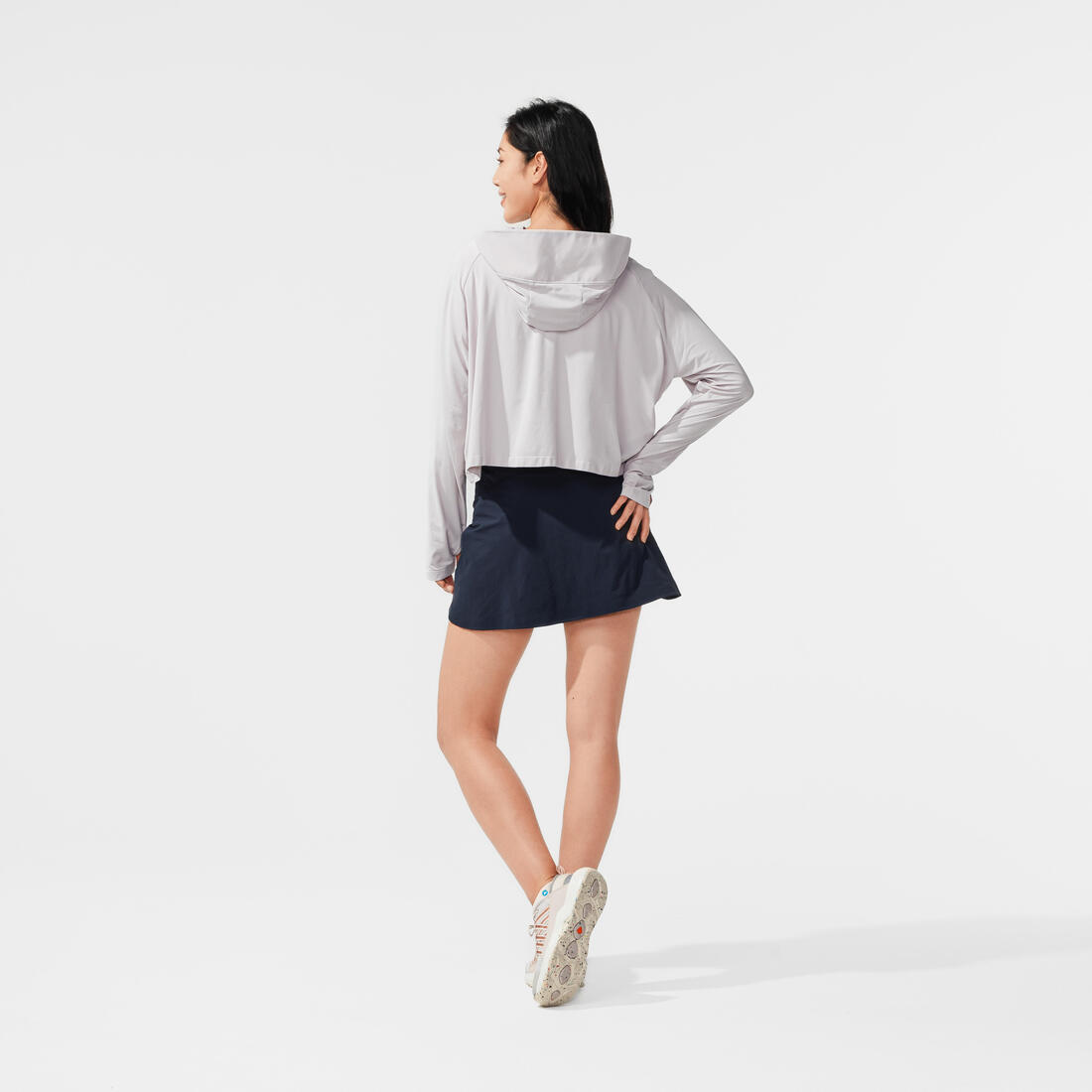 Jupe short de randonnée - nh500 - femme