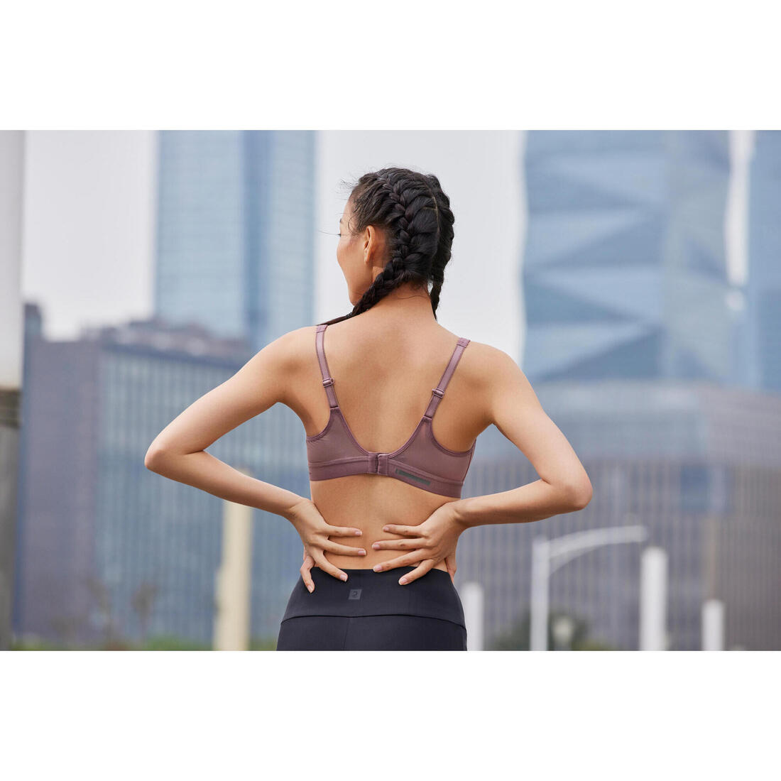 Brassière bretelles croisables maintien fort femme