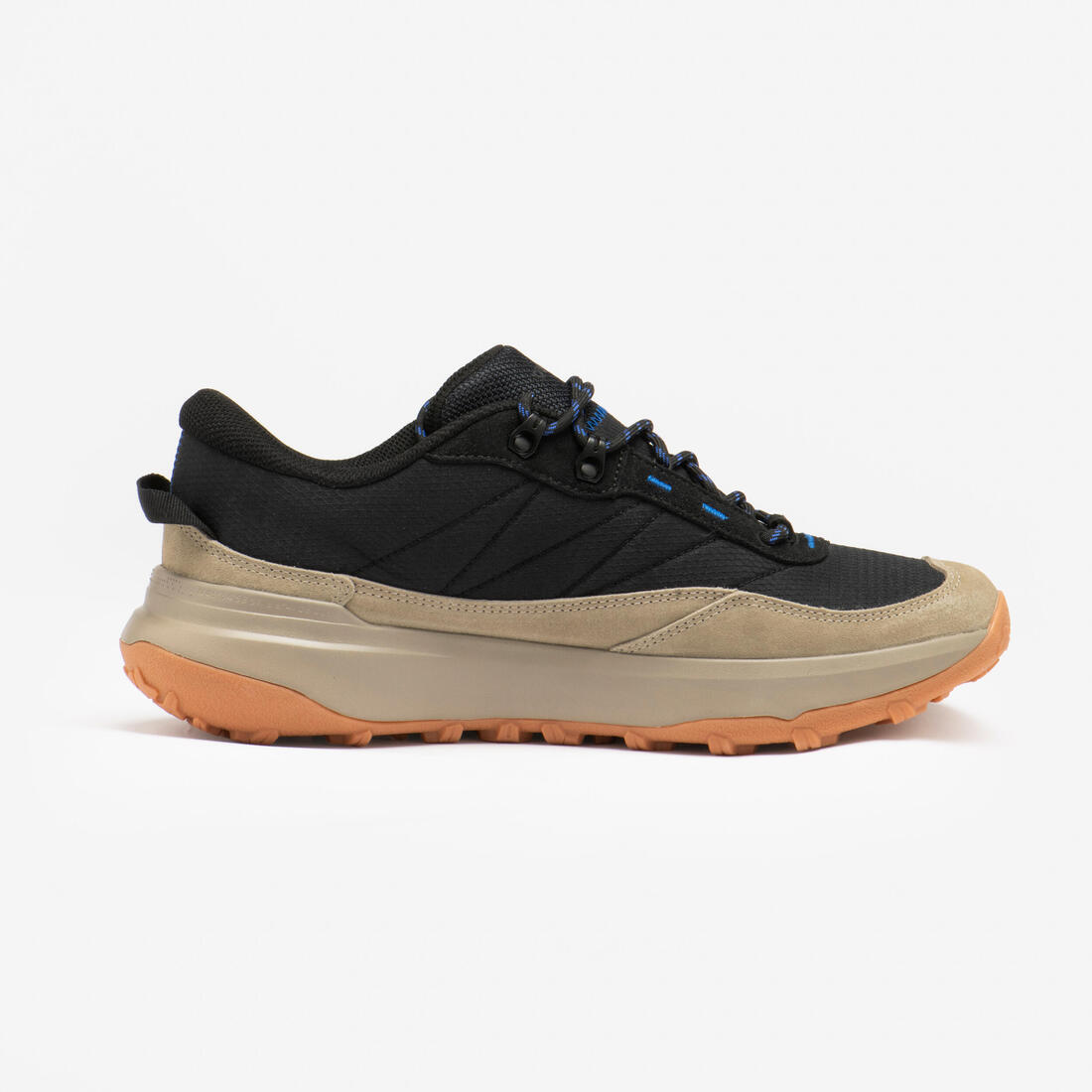 Chaussures de randonnée imperméables homme, NH500 basses WP noir fumé