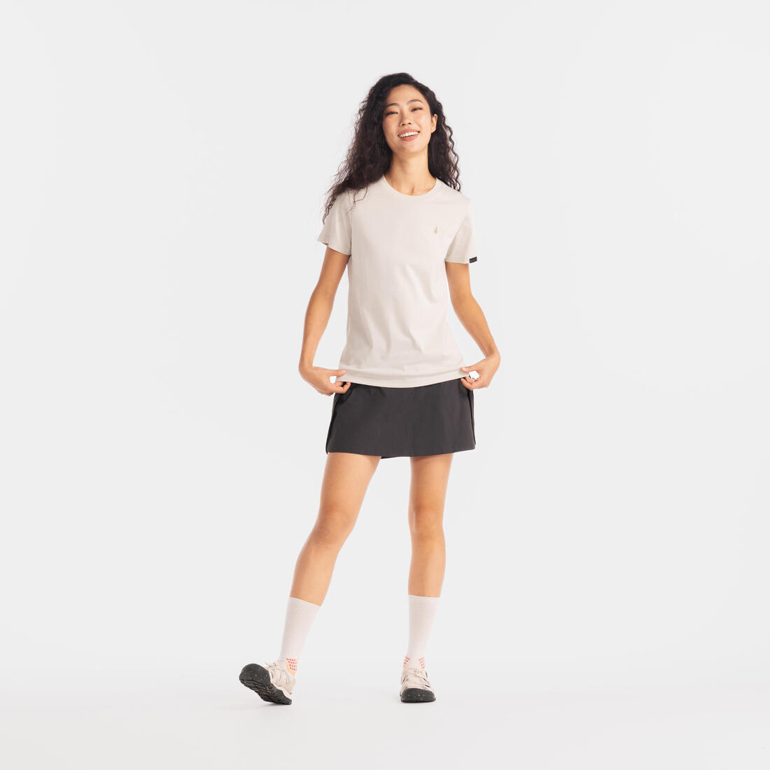 Jupe short de randonnée - nh500 - femme