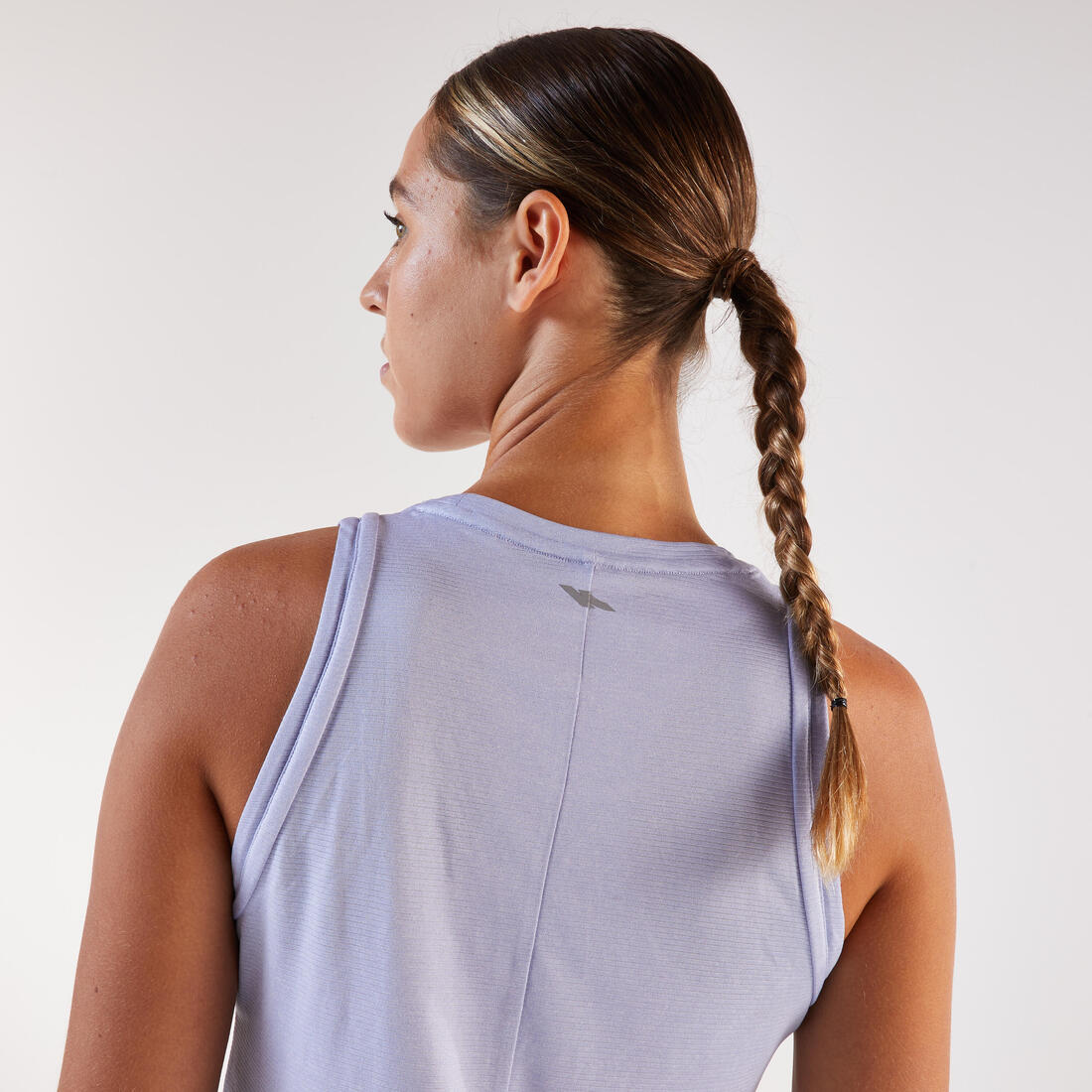 Débardeur court de running respirant femme - kiprun run 500 dry