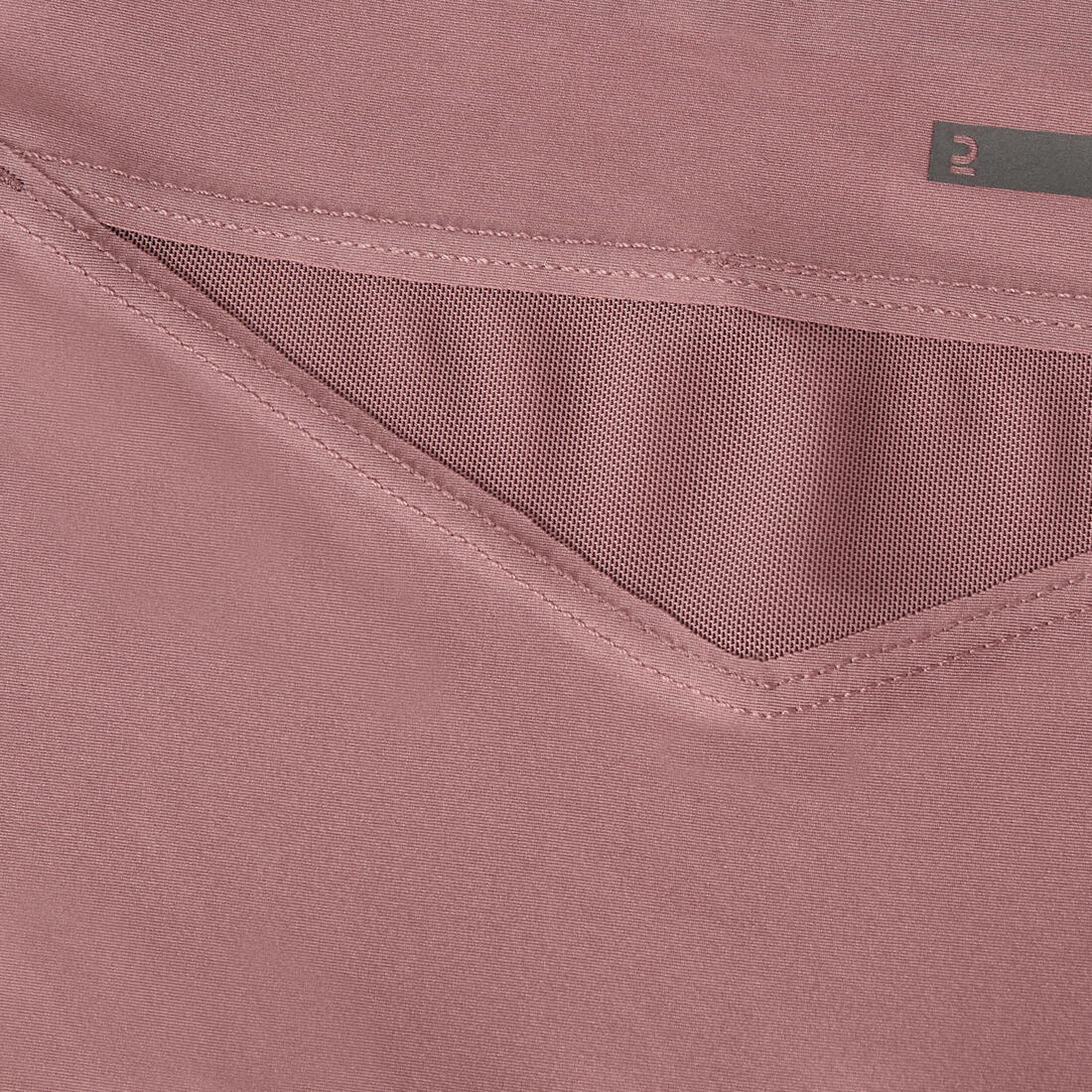 Boxer effet seonde peau Femme - Rouge acajou