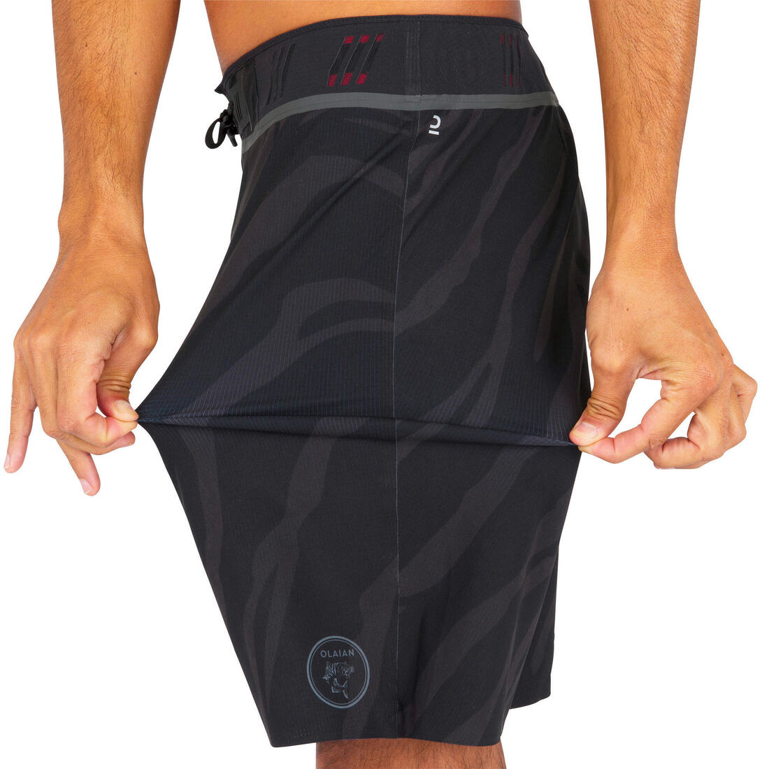 Surf Boardshort Long 900 Grungy Pink.
