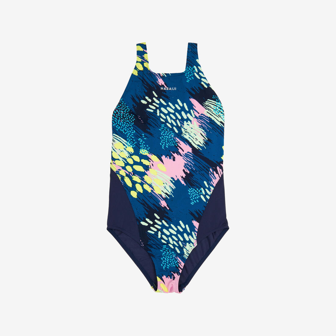 Maillot de bain 1 pièce natation Fille - 500 Kamiye alg