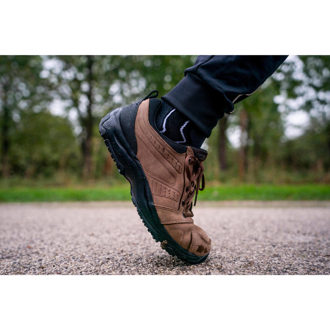 Chaussures cuir marche urbaine homme Nakuru Confort marron