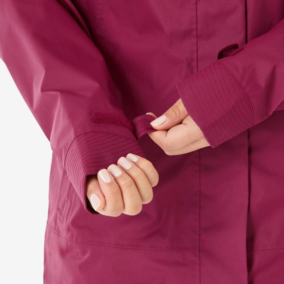 Veste de randonnée imperméable femme, NH500