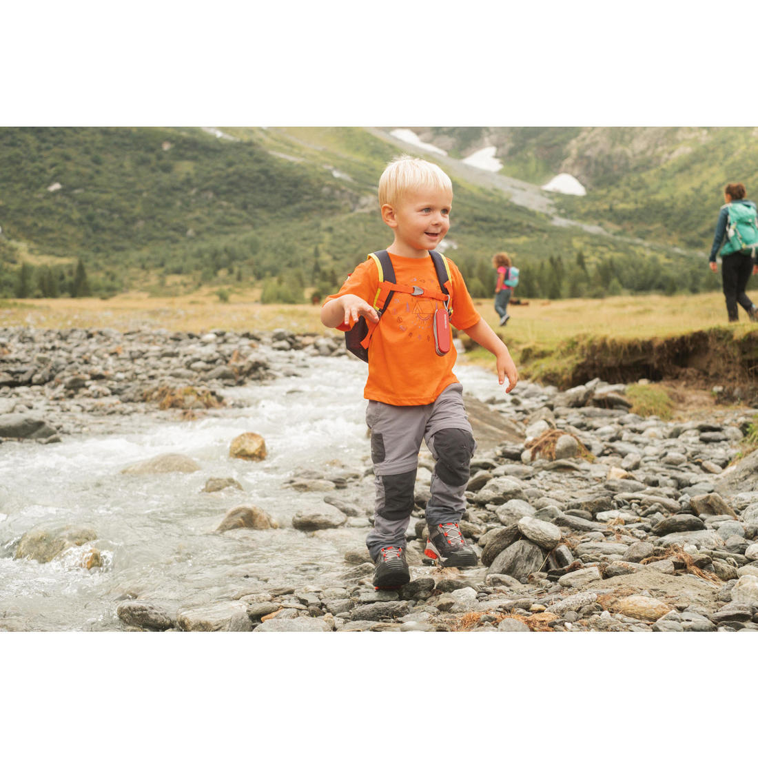Pantalon de randonnée modulable enfant - MH500 KID 2-6 ANS