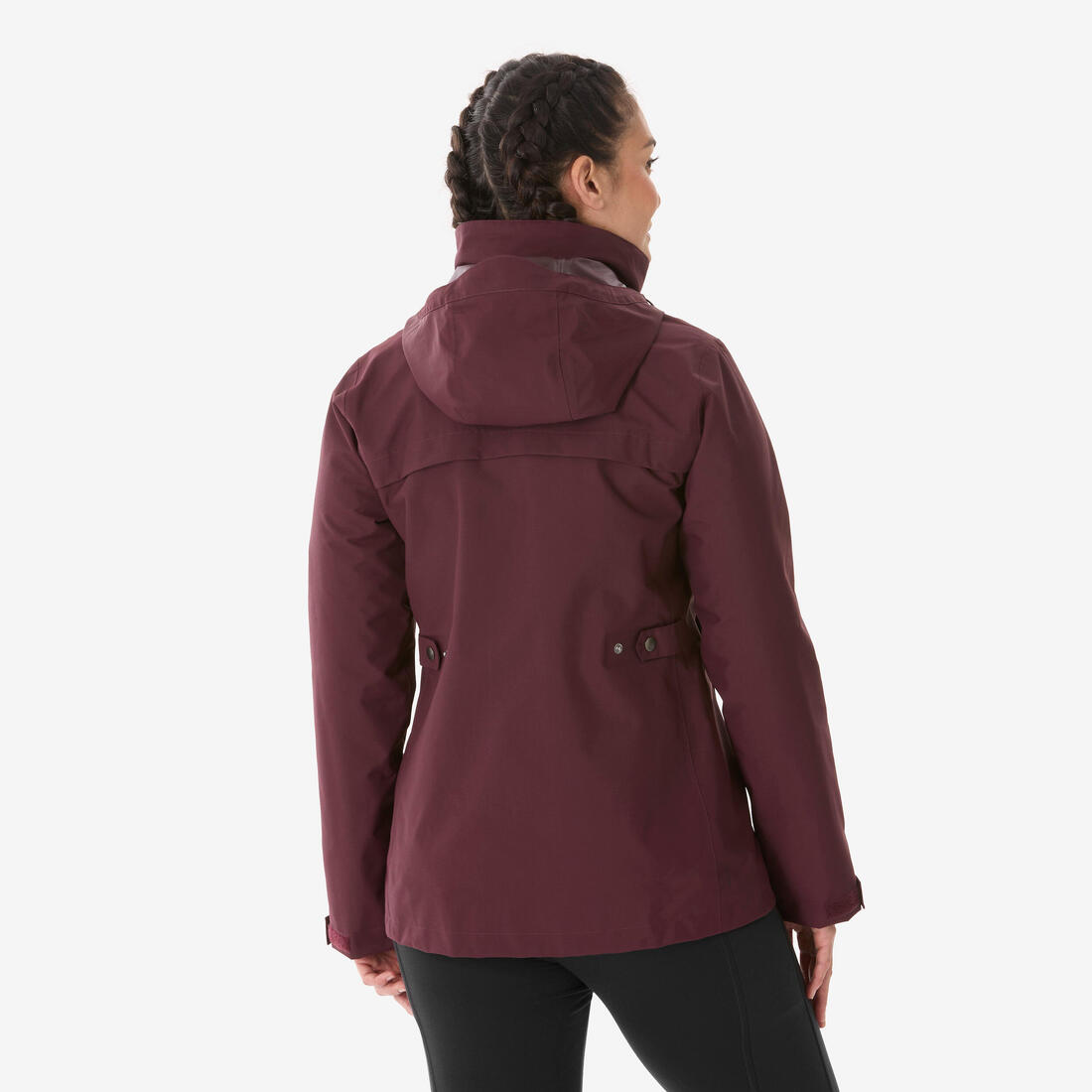 Veste de randonnée 0°C chaude femme, NH100 3en1