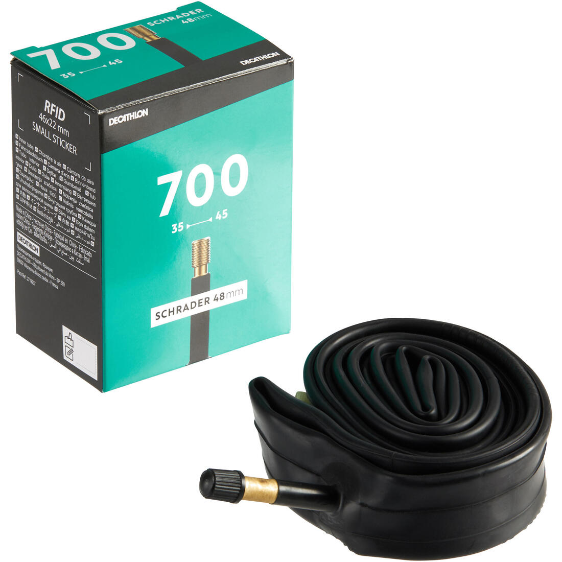 Chambre a air 700x35/45 valve schrader 48mm