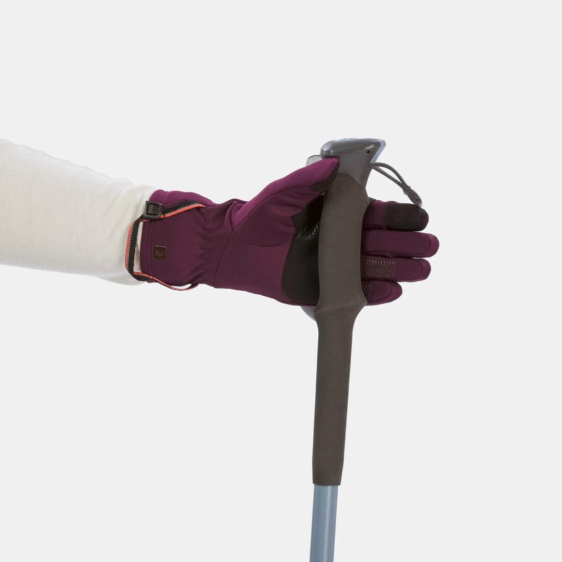 Gants tactiles et stretch de trekking adultes, MT500