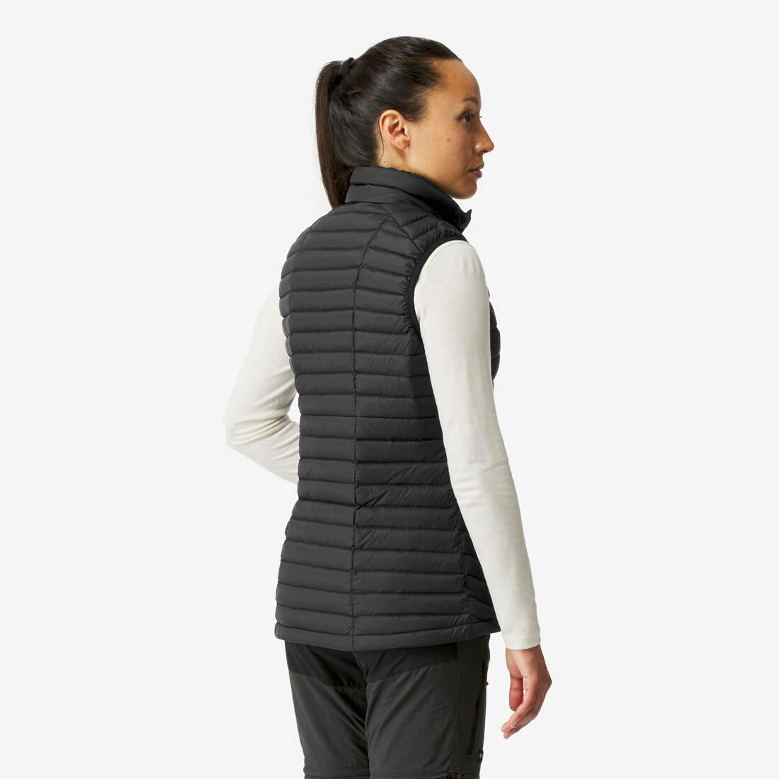Doudoune sans manche en duvet de trek montagne - MT100 - femme