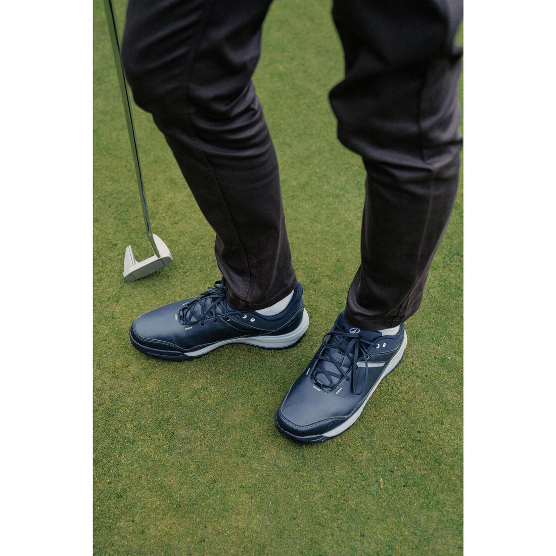 Chaussures de golf imperméables, MW500 marine et