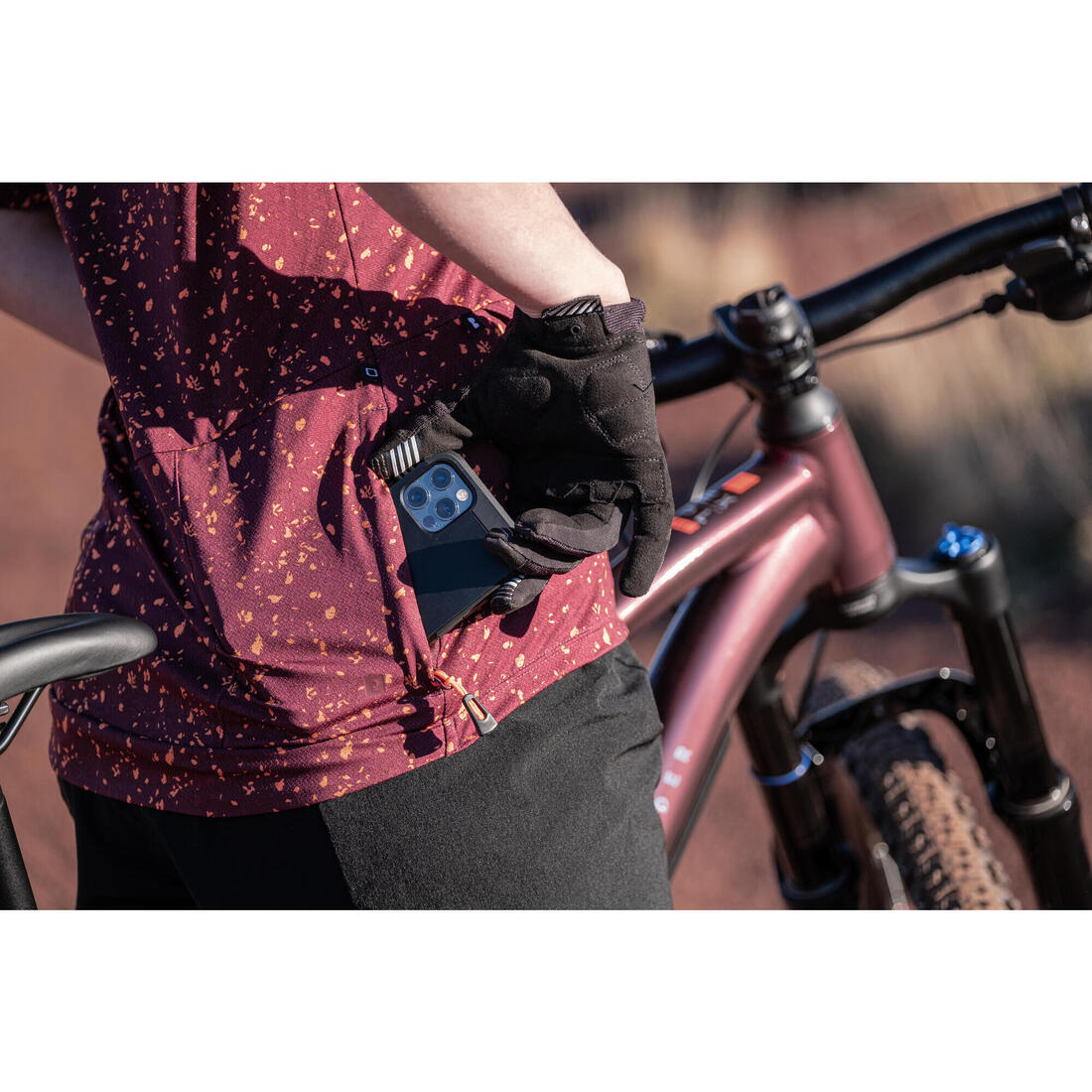MAILLOT MANCHES COURTES VTT ST 500 FEMME