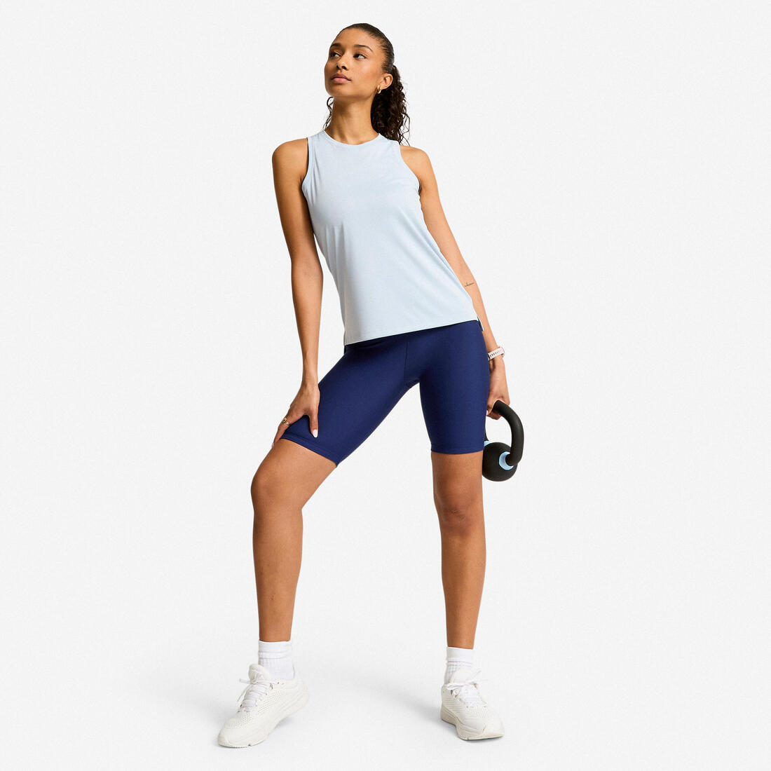 Débardeur de fitness coupe droite femme