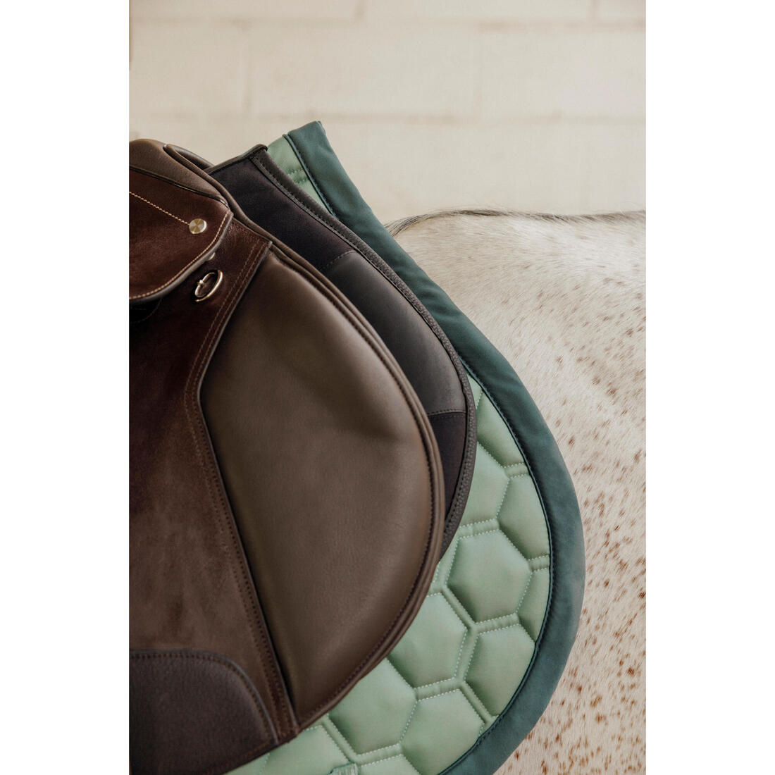 Tapis de selle équitation cheval - 500
