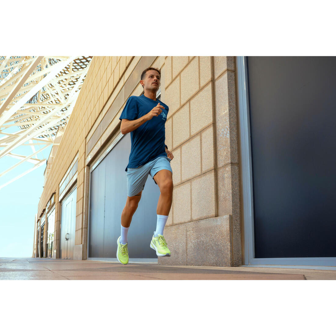 Short de running homme - kiprun run 500 dry